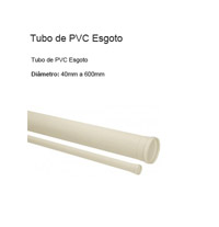 Tubo de PVC Esgoto